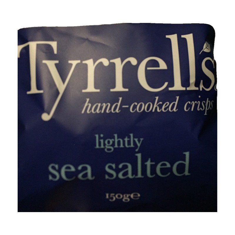 Tyrrells Hand-Cooked Sea Salt & Cider Vinegar Crisps 150g