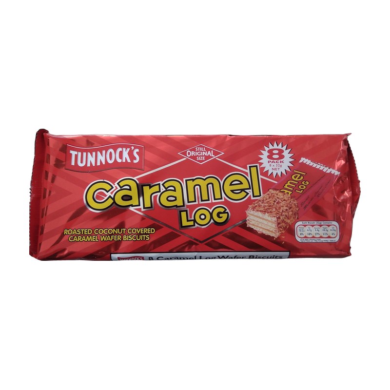Tunnock's Caramel Logs 8 Pack